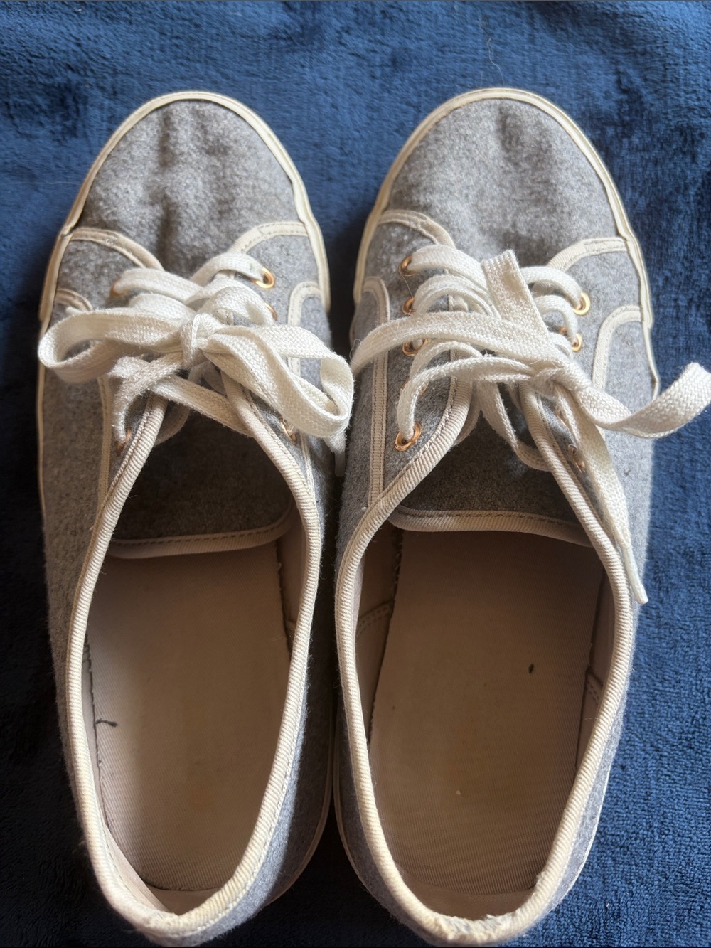 Gray Lace-Up Sneakers - Picture 5 of 8
